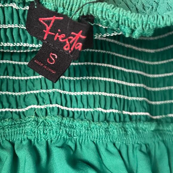 Fiestar Green Halter Tank Top Size Small - Picture 10 of 12